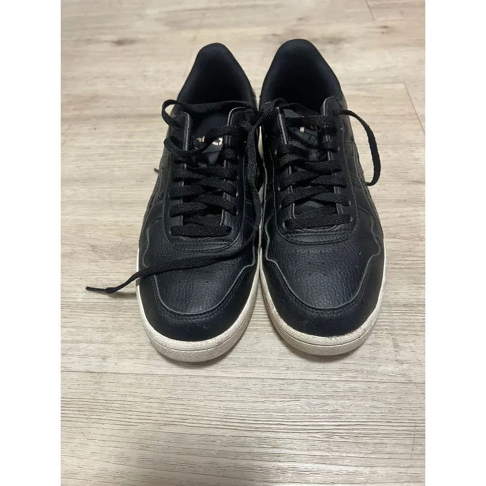 Asics Japan‎ S 1192A125 Womens Black Leather Lifestyle Sneakers Shoes Sz 9